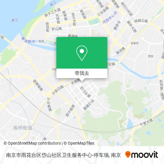 南京市雨花台区岱山社区卫生服务中心-停车场地图
