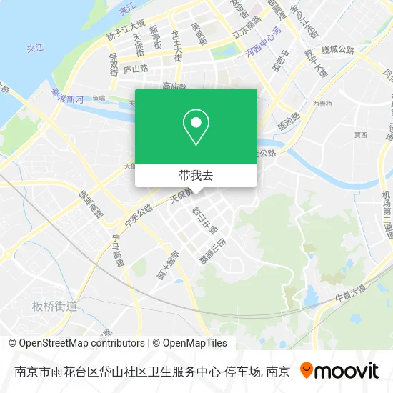 南京市雨花台区岱山社区卫生服务中心-停车场地图