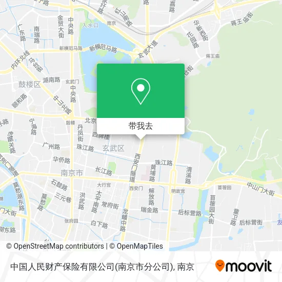 中国人民财产保险有限公司(南京市分公司)地图