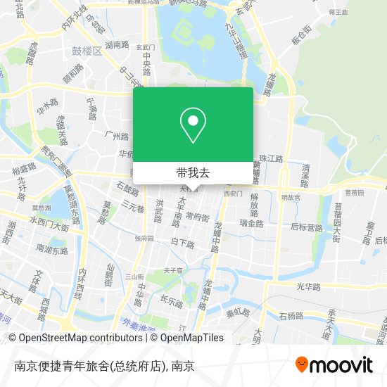 南京便捷青年旅舍(总统府店)地图