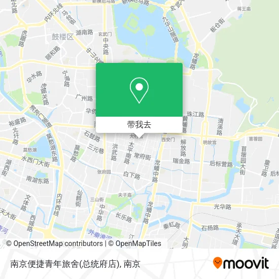南京便捷青年旅舍(总统府店)地图