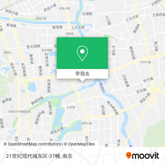 21世纪现代城东区-37幢地图