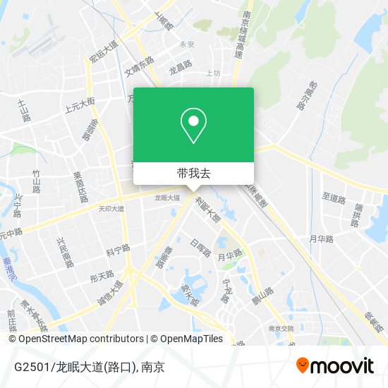 G2501/龙眠大道(路口)地图