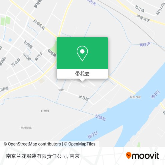 南京兰花服装有限责任公司地图