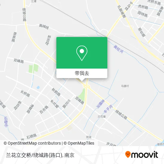 兰花立交桥/绕城路(路口)地图