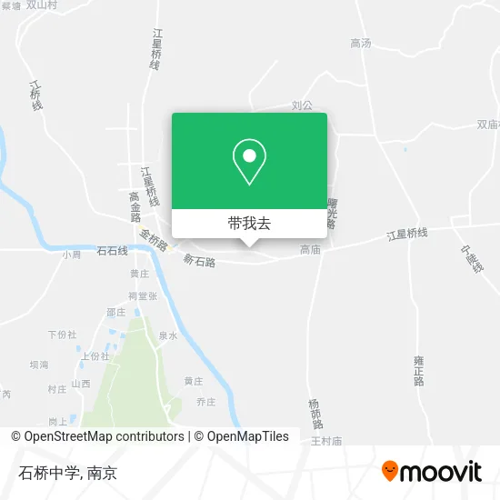 石桥中学地图