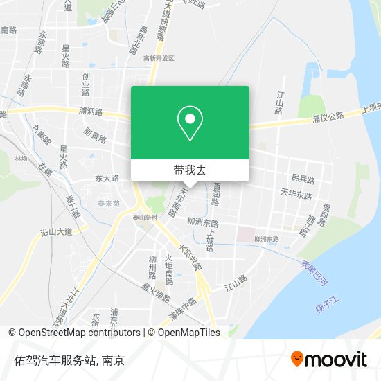 佑驾汽车服务站地图