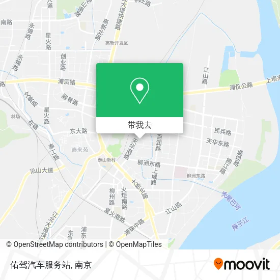 佑驾汽车服务站地图