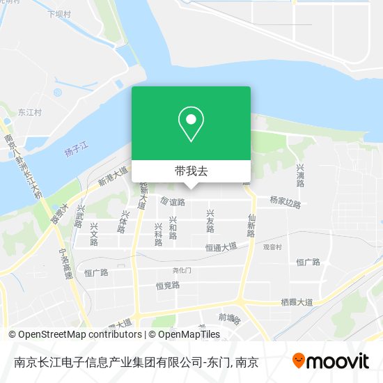 南京长江电子信息产业集团有限公司-东门地图
