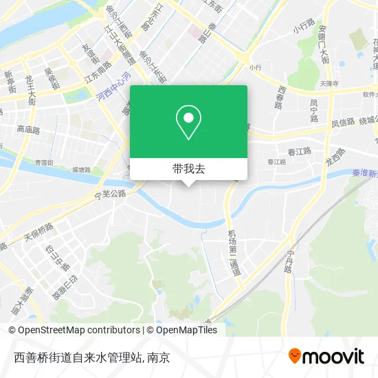 西善桥街道自来水管理站地图