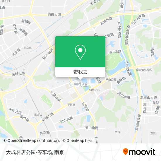 大成名店公园-停车场地图