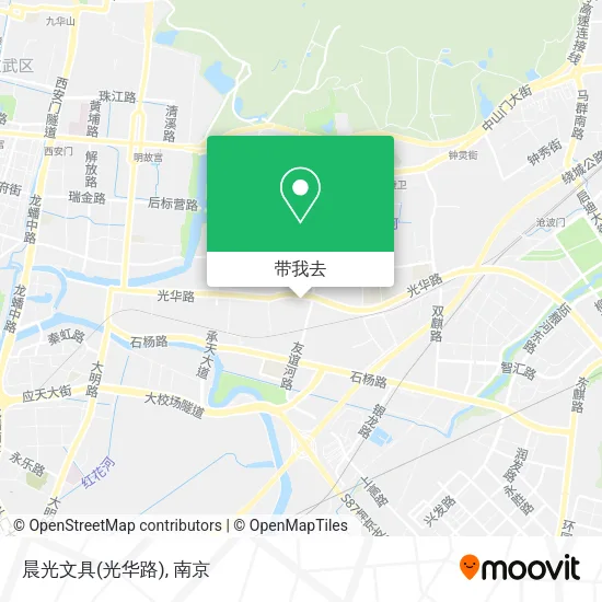 晨光文具(光华路)地图