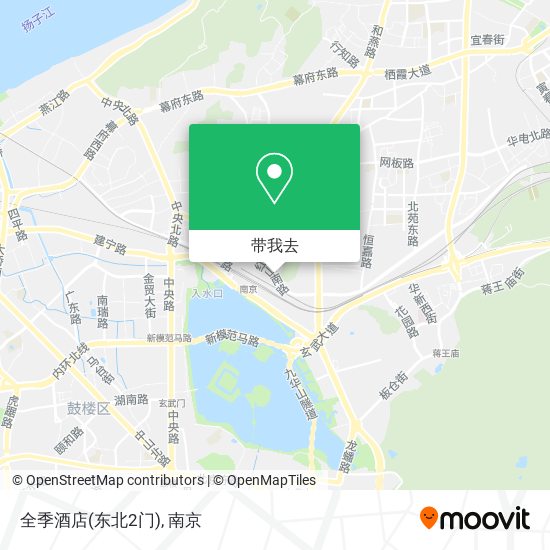 全季酒店(东北2门)地图