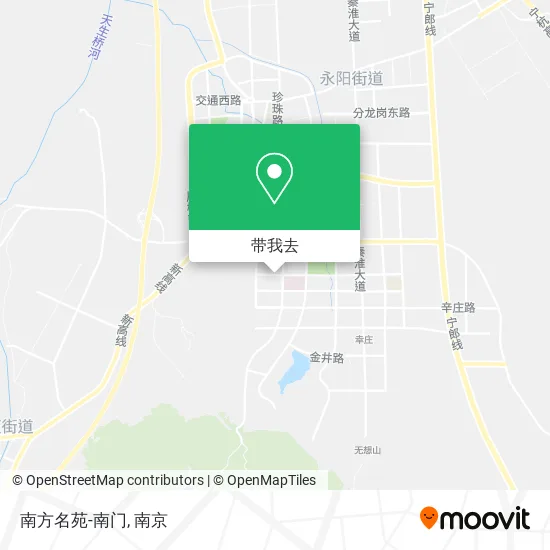 南方名苑-南门地图