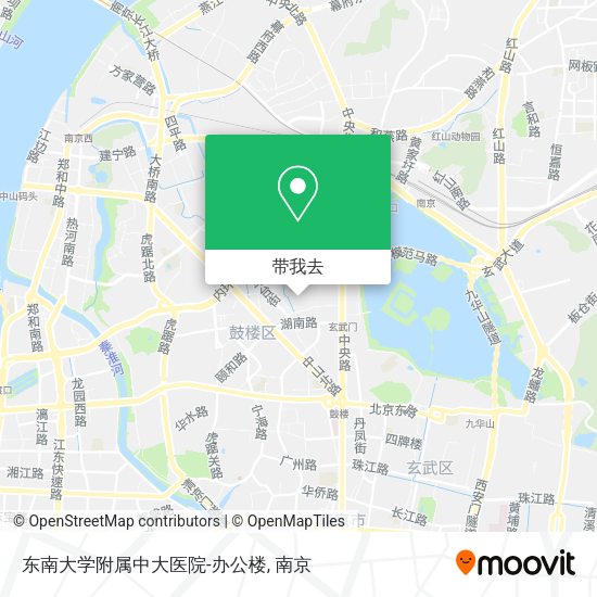 东南大学附属中大医院-办公楼地图