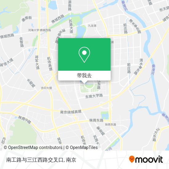 南工路与三江西路交叉口地图