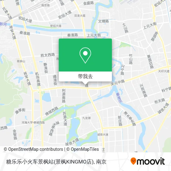 糖乐乐小火车景枫站(景枫KINGMO店)地图