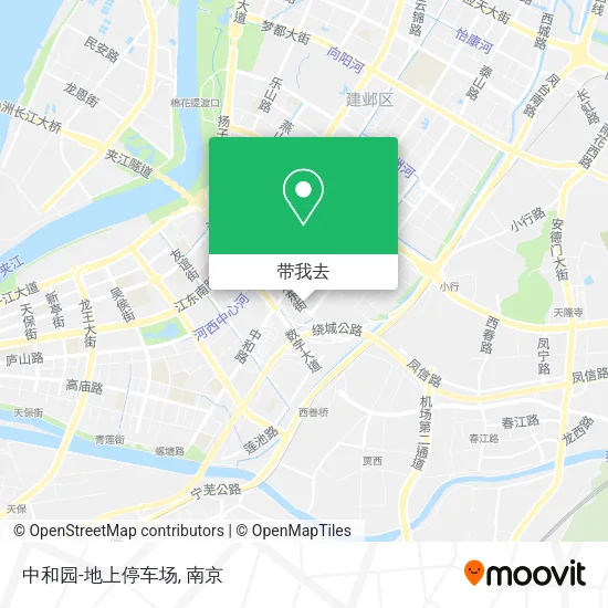 中和园-地上停车场地图