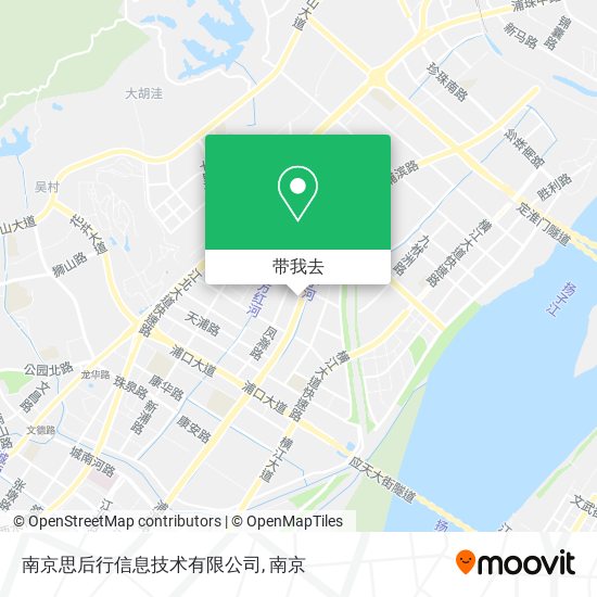 南京思后行信息技术有限公司地图