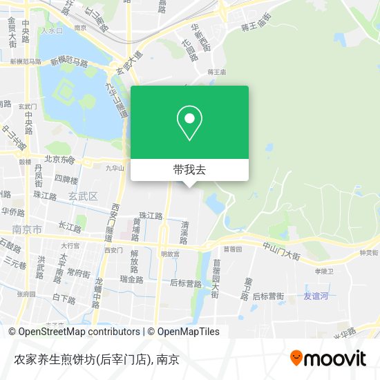 农家养生煎饼坊(后宰门店)地图