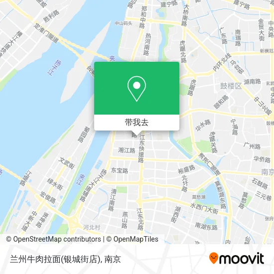 兰州牛肉拉面(银城街店)地图