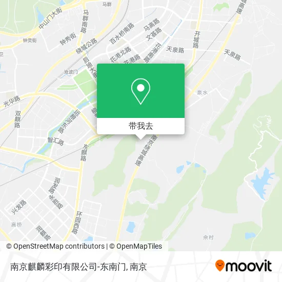 南京麒麟彩印有限公司-东南门地图