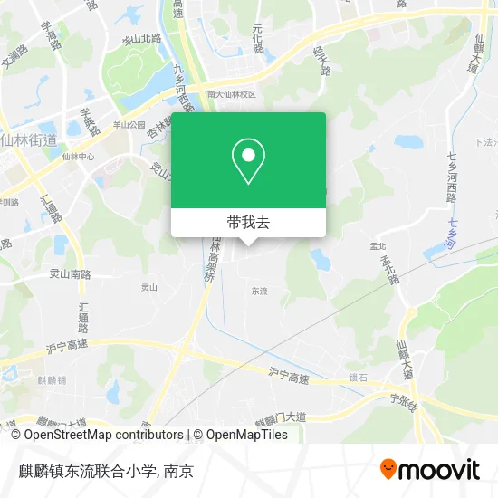 麒麟镇东流联合小学地图