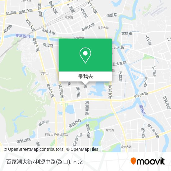 百家湖大街/利源中路(路口)地图