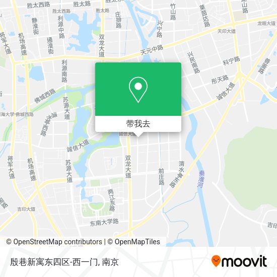 殷巷新寓东四区-西一门地图