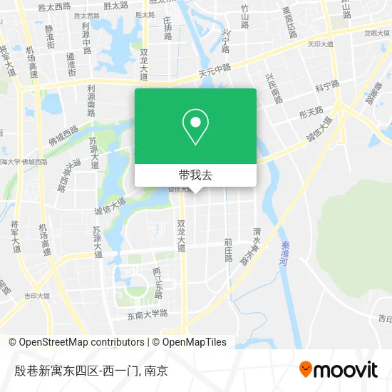 殷巷新寓东四区-西一门地图