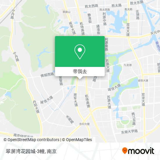 翠屏湾花园城-3幢地图