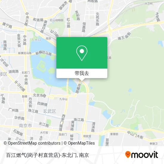 百江燃气(岗子村直营店)-东北门地图