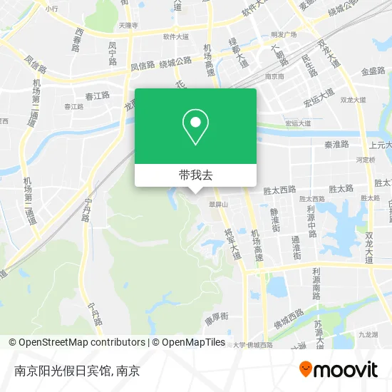 南京阳光假日宾馆地图