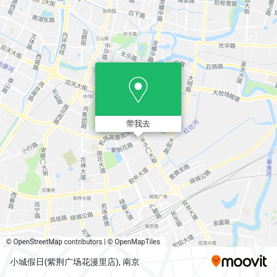 小城假日(紫荆广场花漫里店)地图