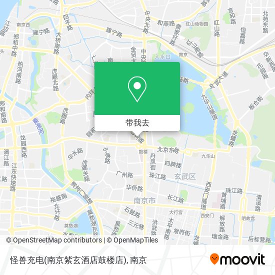 怪兽充电(南京紫玄酒店鼓楼店)地图