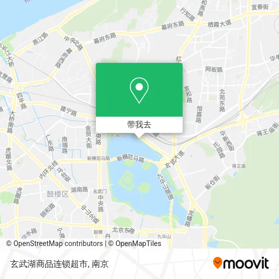 玄武湖商品连锁超市地图