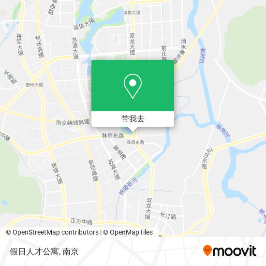 假日人才公寓地图