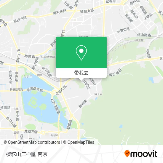 樱驼山庄-1幢地图