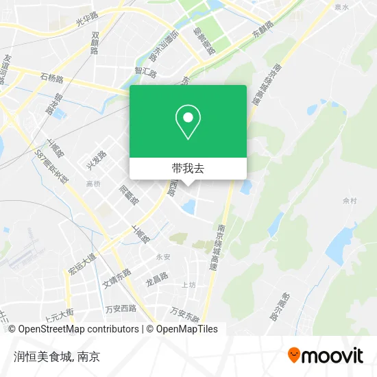 润恒美食城地图