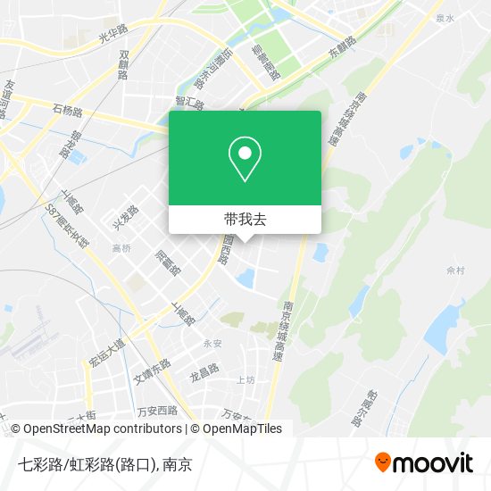 七彩路/虹彩路(路口)地图