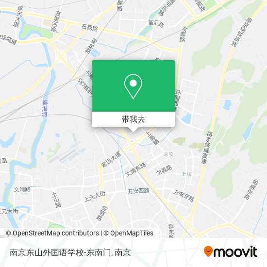 南京东山外国语学校-东南门地图