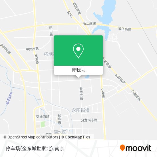 停车场(金东城世家北)地图