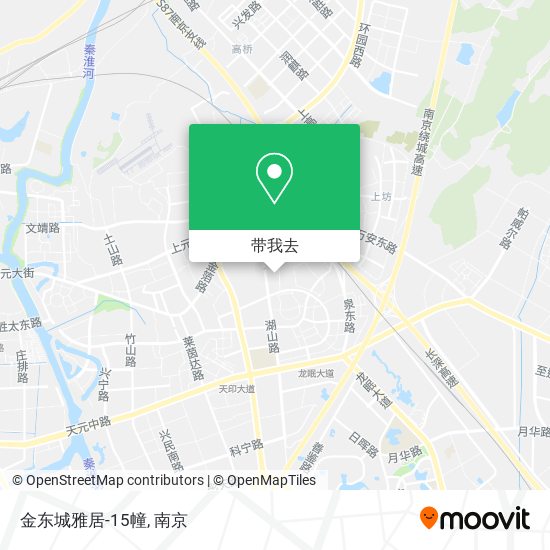金东城雅居-15幢地图
