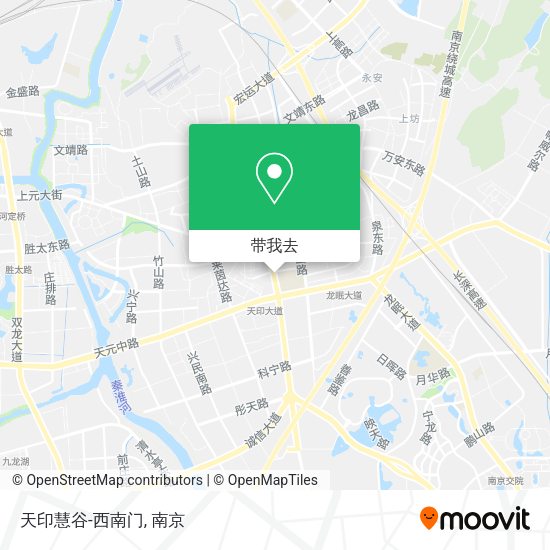 天印慧谷-西南门地图