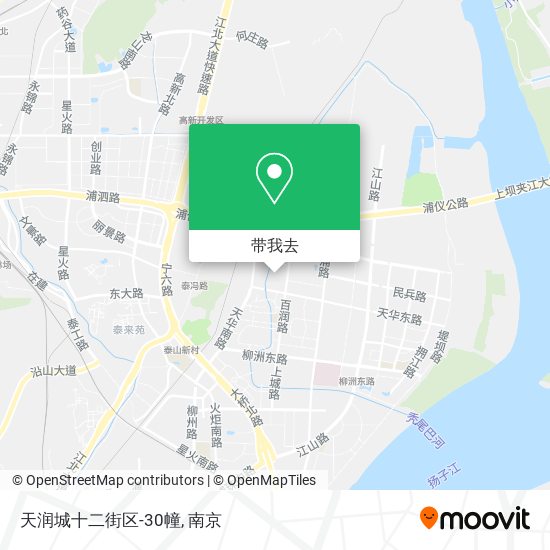 天润城十二街区-30幢地图