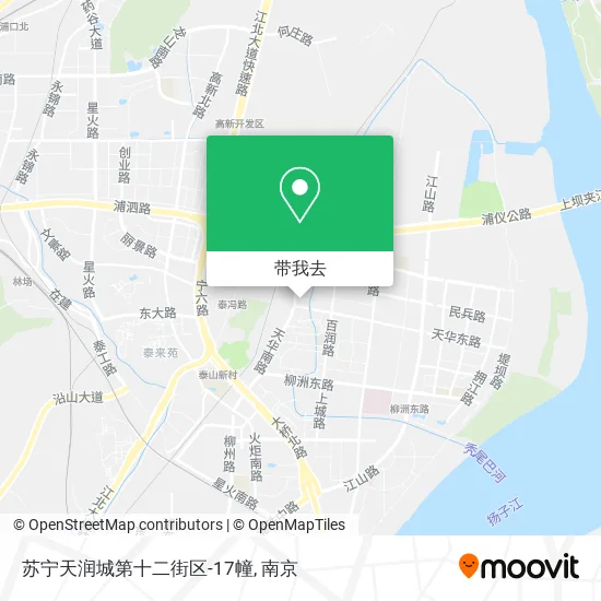 苏宁天润城第十二街区-17幢地图