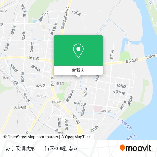 苏宁天润城第十二街区-39幢地图
