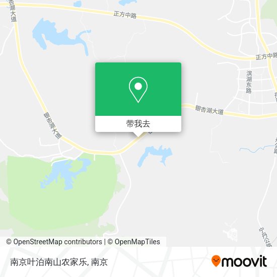 南京叶泊南山农家乐地图