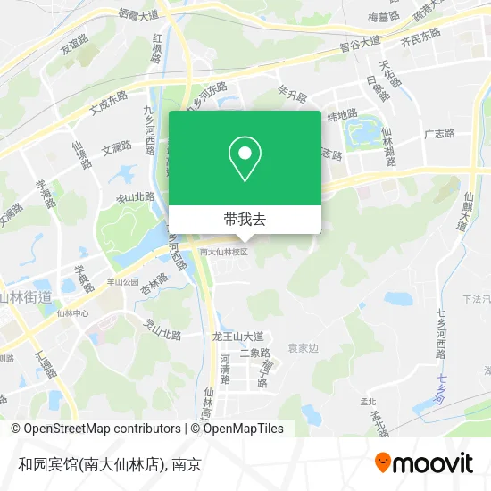 和园宾馆(南大仙林店)地图