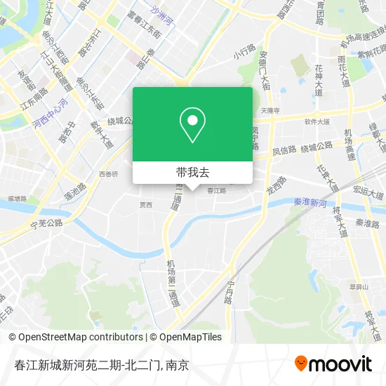春江新城新河苑二期-北二门地图